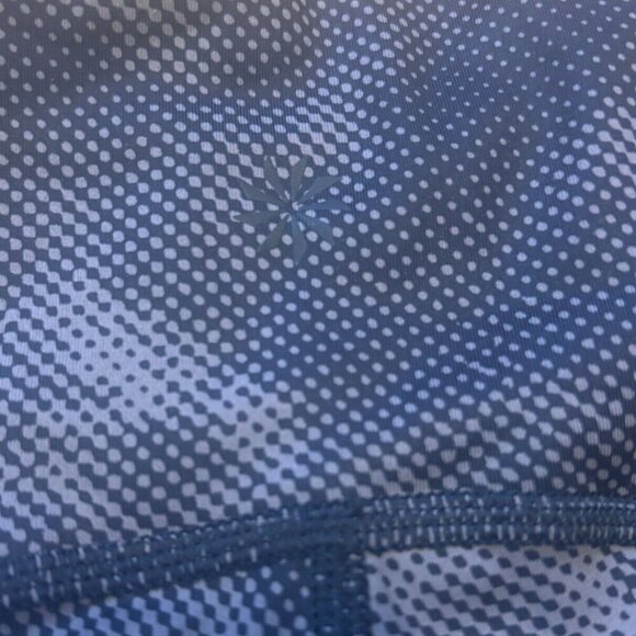 Athleta Ultimate Stash Pocket Printed Capri Leggings S - Black/Gray - Picture 4 of 4